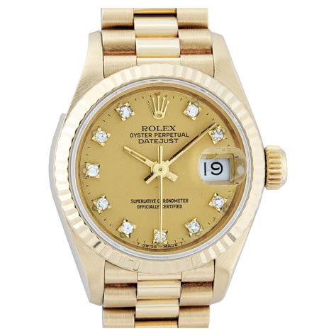 18 karat gold rolex